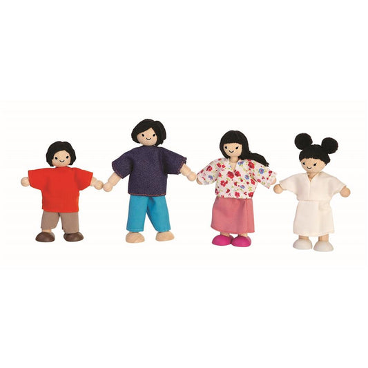 PlanToys Puppenfamilie asiatisch