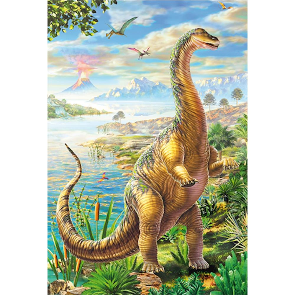 Schmidt Spiele Abenteuer mit den Dinosauriern, 3 x 48 Teile