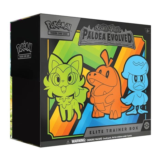 Pokémon P-EN SV02 'Paldea Evolved' Elite Trainer Box