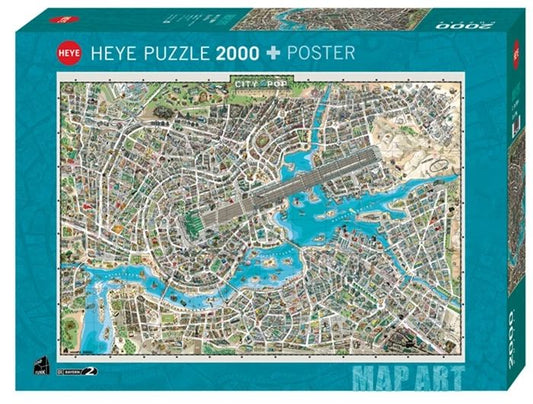 Heye Puzzle City of Pop Standard, 2000 Teile