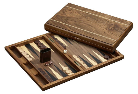 Philos Backgammon - Delos, gross mit Magnetverschluss