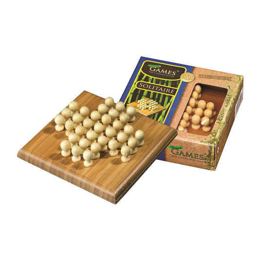 Philos Solitaire Mini- Spiel, Bambus