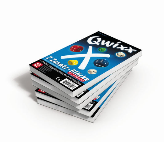 Gamefactory Qwixx - Zusatzblöcke 2x80 Blatt