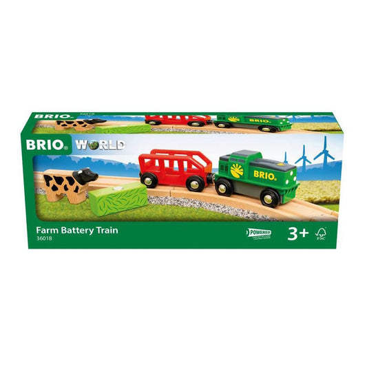 BRIO Farm Battery Train