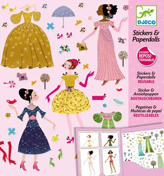 Djeco Sticker & Puppen Dresses