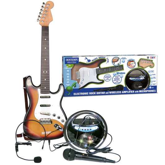 Bontempi Elektronische Rock Gitarre mit Verstärker