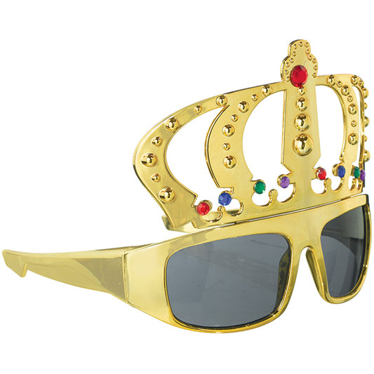 Amscan Fun-Shade Brille Gold King