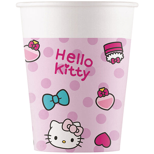 8 Becher Hello Kitty 200ml