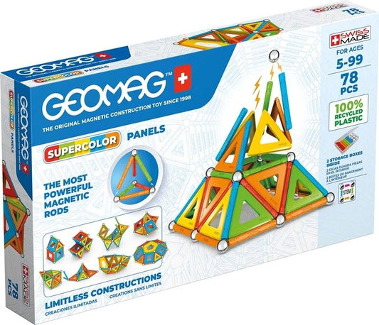 Geomag Panels GREEN line SUPERCOLOR 78 Teile
