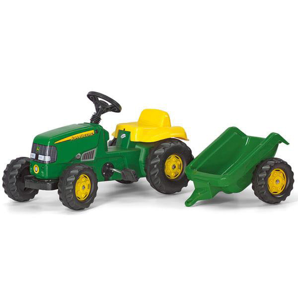 RollyToys John Deere Trettraktor mit Anhänger