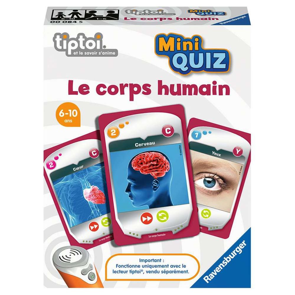 Ravensburger tiptoi® Quiz Le corps humain