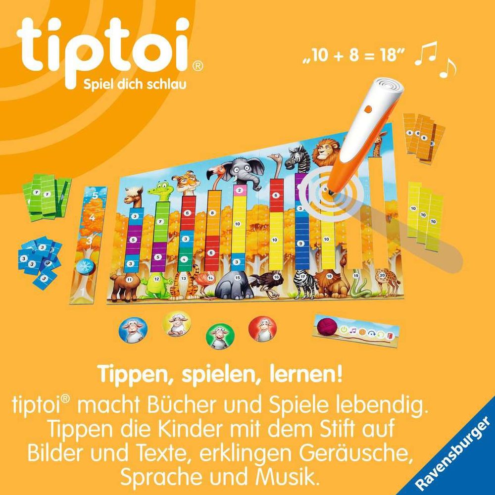 Ravensburger tiptoi® Der verrückte Rechen-Zoo