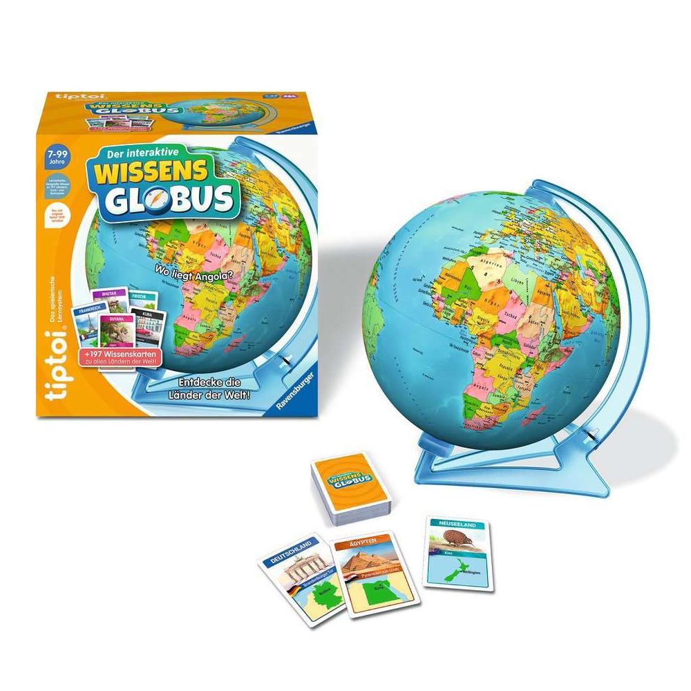 Ravensburger tiptoi® Le globe interactif de la connaissance