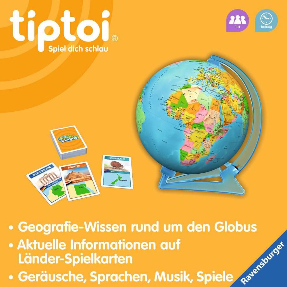 Ravensburger tiptoi® The interactive knowledge globe