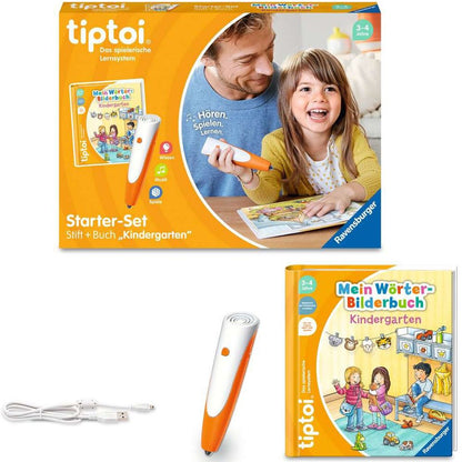 Ravensburger tiptoi® Starter-Set: Stift und Wörter-Bilderbuch Kindergarten