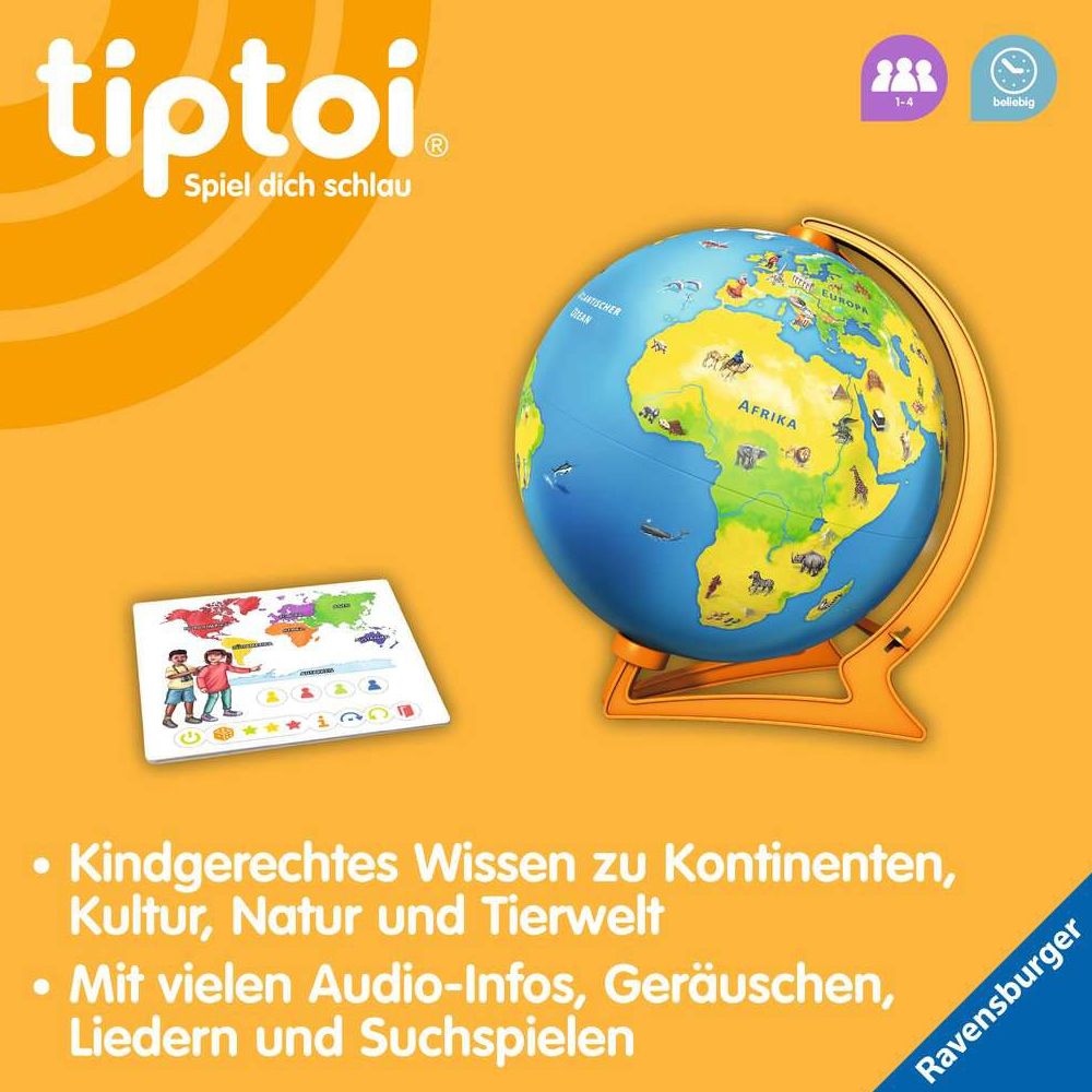 Ravensburger tiptoi® My interactive Junior Globe