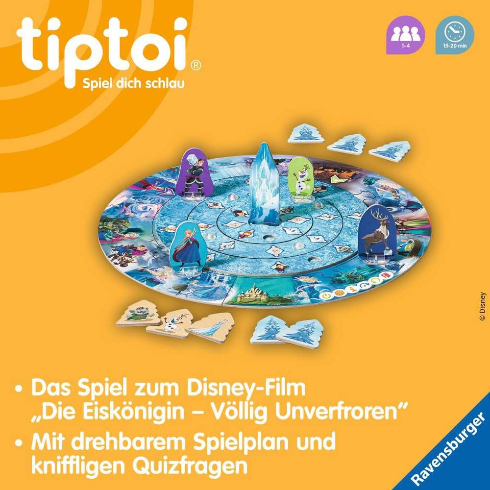 Ravensburger tiptoi® Disney Frozen - Totally Unfrozen: The twisted racing game