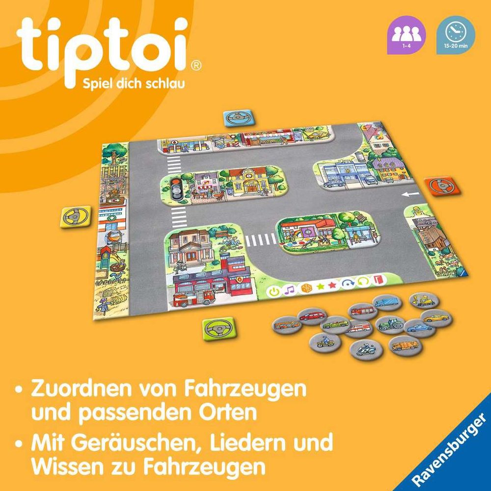 Ravensburger tiptoi® Fahrzeuge in der Stadt