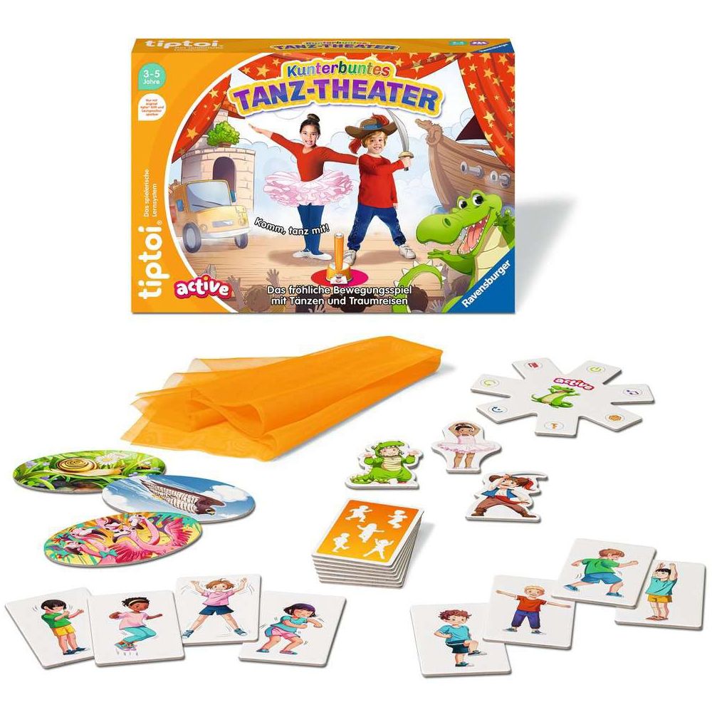 Ravensburger tiptoi® ACTIVE Kunterbuntes Tanz-Theater