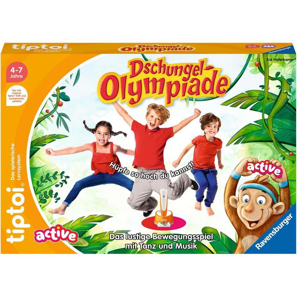 Ravensburger tiptoi® ACTIVE Dschungel-Olympiade