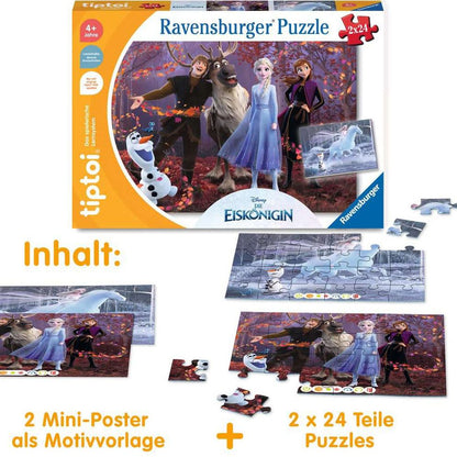 Puzzle Ravensburger tiptoi® pour les petits explorateurs : Disney La Reine des Neiges