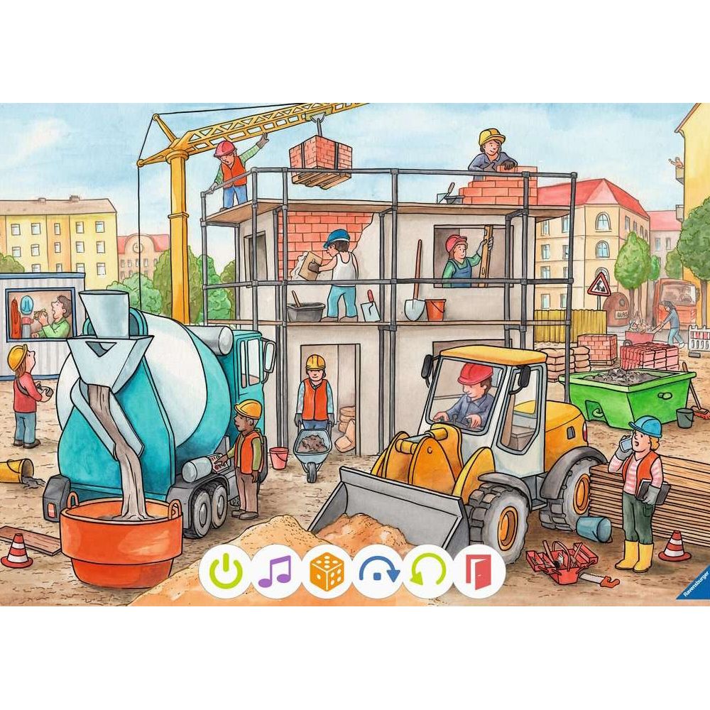 Ravensburger tiptoi® Puzzle for little explorers: Construction site