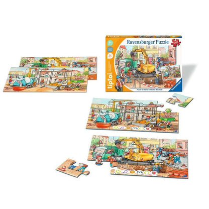 Ravensburger tiptoi® Puzzle for little explorers: Construction site