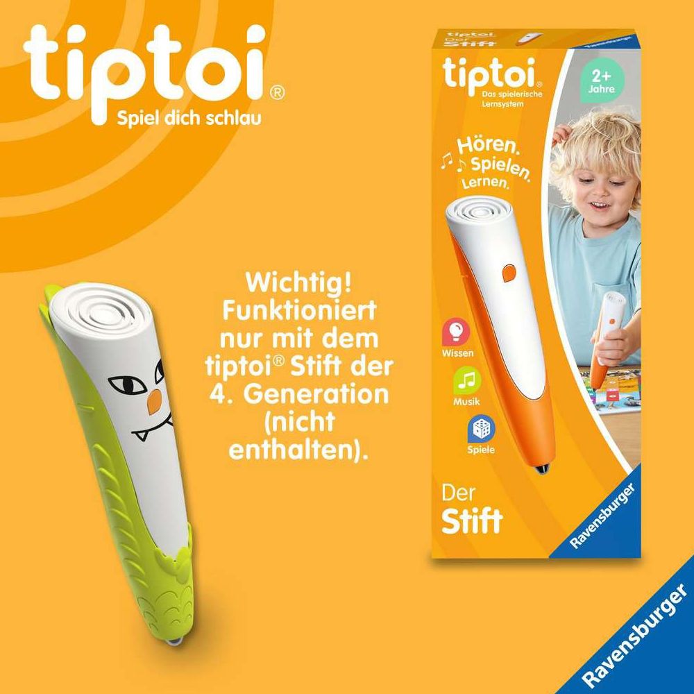 Ravensburger tiptoi® pen cover for changing in green