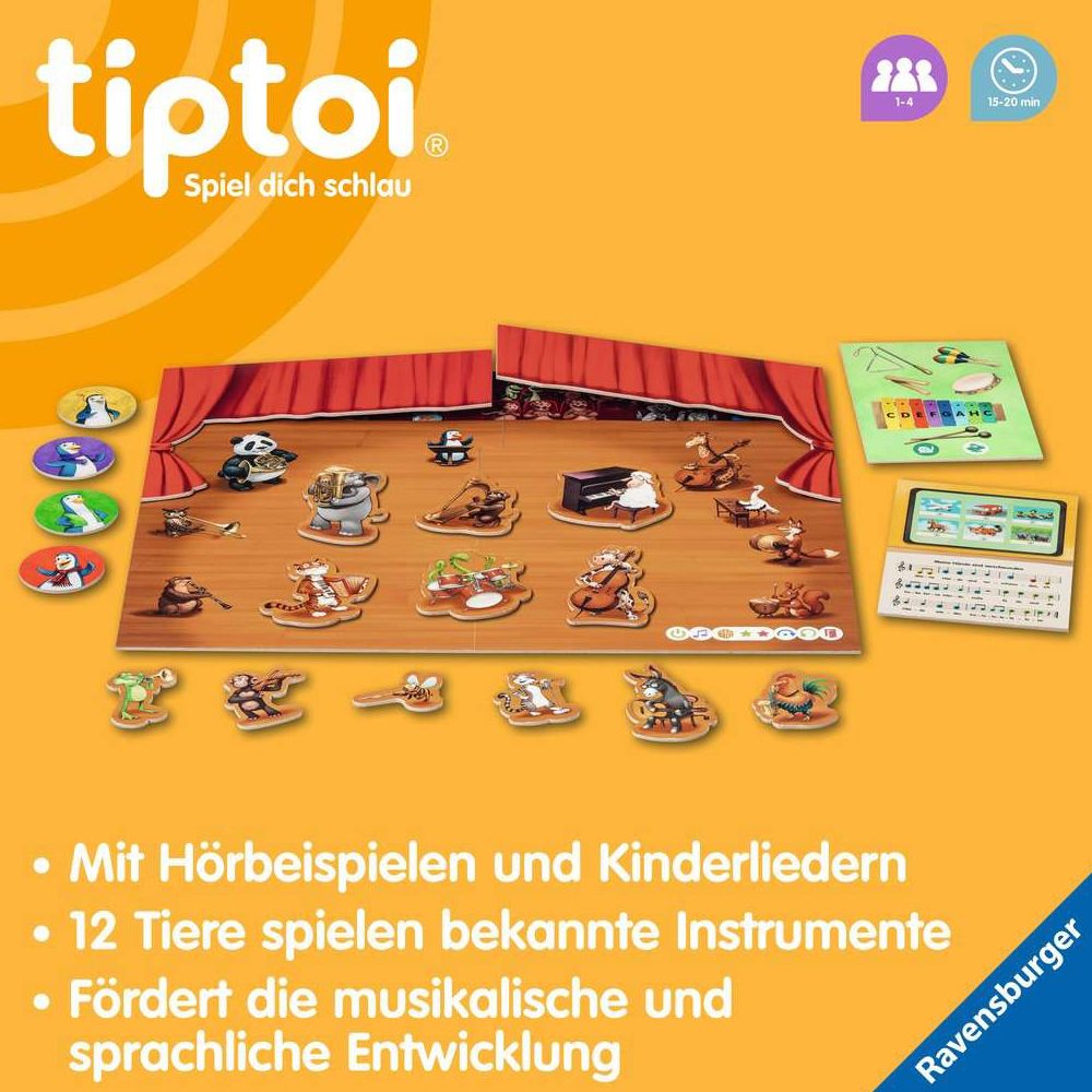 Ravensburger tiptoi® My animal music fun