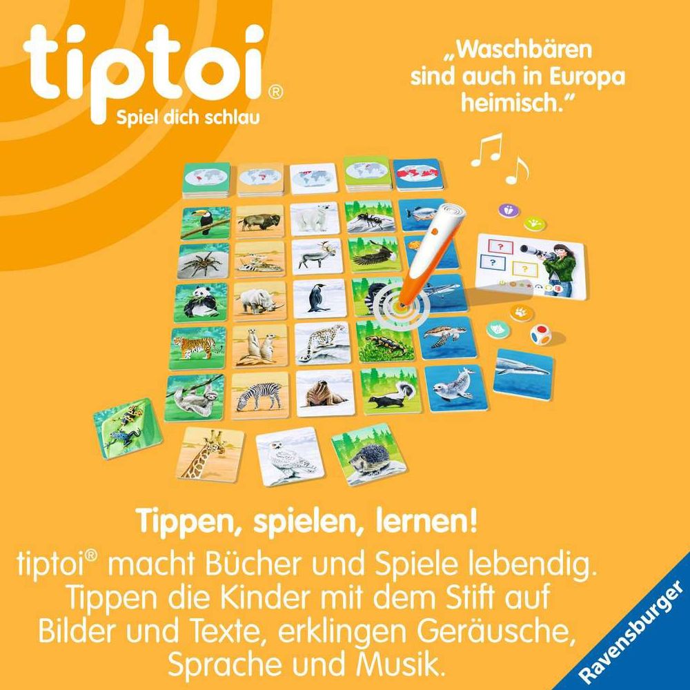 Ravensburger tiptoi® Tiere der Welt