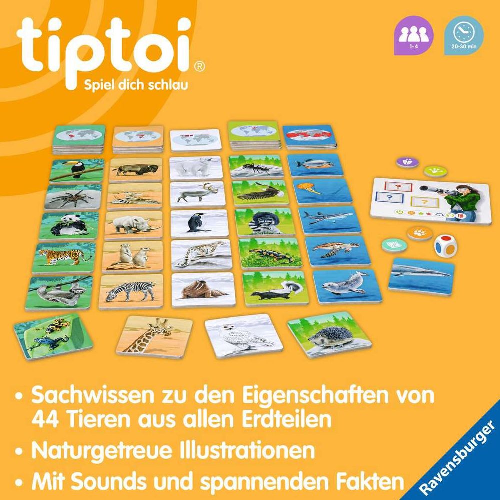 Ravensburger tiptoi® Tiere der Welt