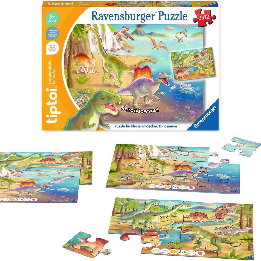 Ravensburger tiptoi® Puzzle for little explorers: Dinosaurs