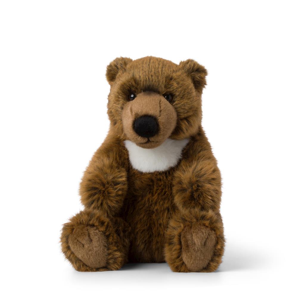 WWF plush toy Grizzly bear sitting 20 cm