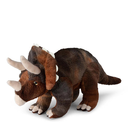 Peluche WWF Triceratops marron beige 23 cm