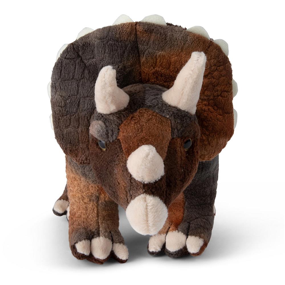 WWF Plush Toy Triceratops Brown Beige 23 cm