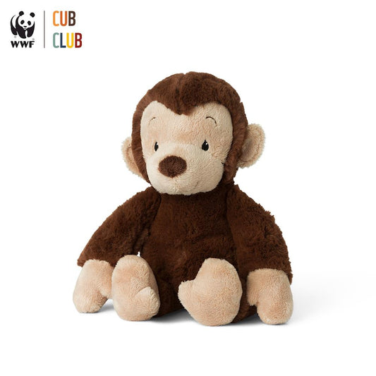 WWF plush toy monkey Mago, brown, 29 cm
