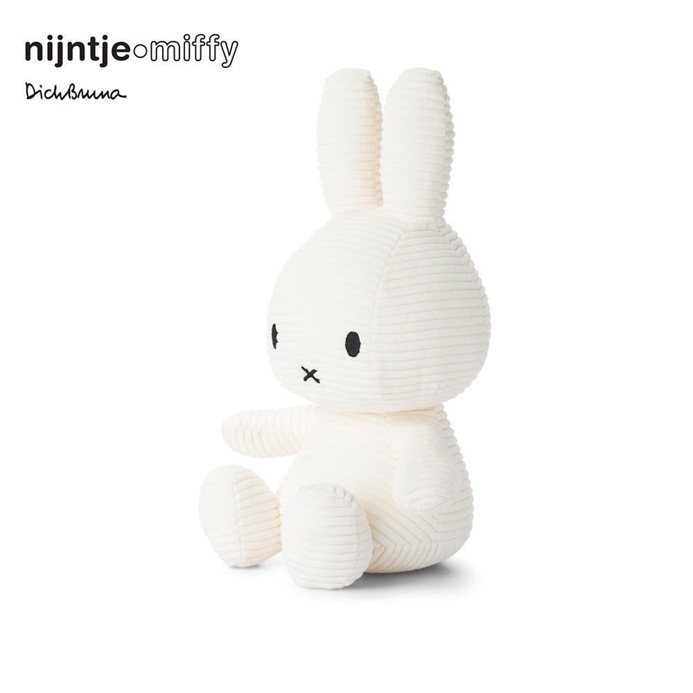 Bon Ton Toys Miffy velours côtelé blanc 33 cm