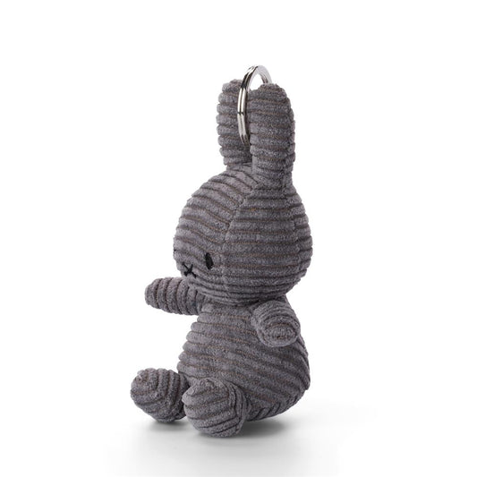 Bon Ton Toys Miffy velours côtelé gris 10 cm (3) porte-clés