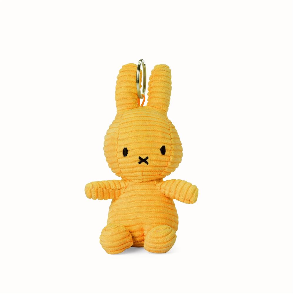 Bon Ton Toys Miffy velours côtelé jaune 10 cm (3) porte-clés