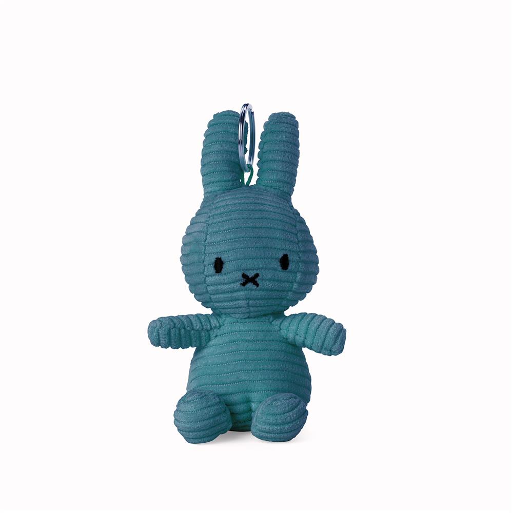 Bon Ton Toys Miffy velours côtelé bleu 10 cm (3) porte-clés - Bleu Aviateur