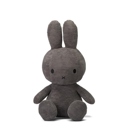 Bon Ton Toys Miffy velours côtelé gris foncé 70 cm