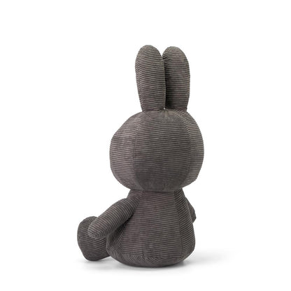 Bon Ton Toys Miffy velours côtelé gris foncé 70 cm