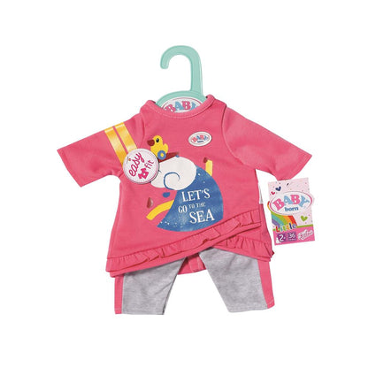 Zapf Creation Little Baby born Outfit 36cm (2) Leisure outfit pink