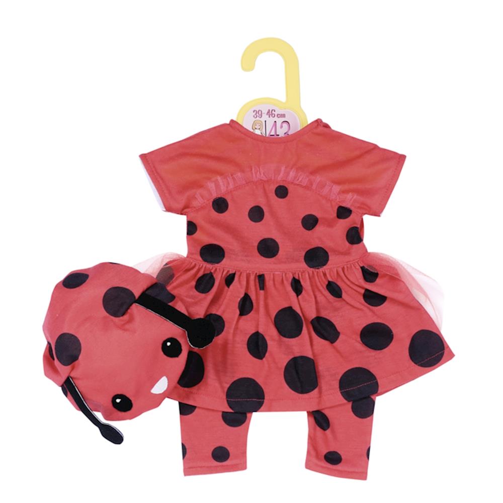 Zapf Creation Dolly Moda Ladybug Outfit(3) 39-46 cm