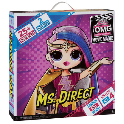 MGA L.O.L. OMG Movie Doll Ms. Direct Movie Magic Doll