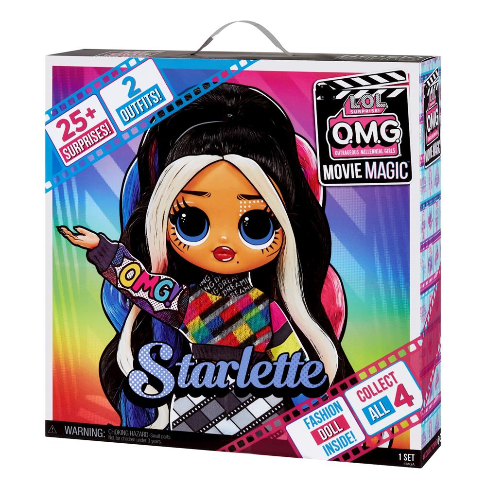 MGA L.O.L. OMG Movie Doll Starlette Movie Magic Doll