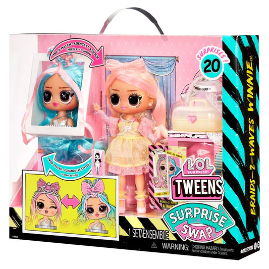 MGA L.O.L. Surprise Tweens Swap Doll Braids-2-Waves Winnie