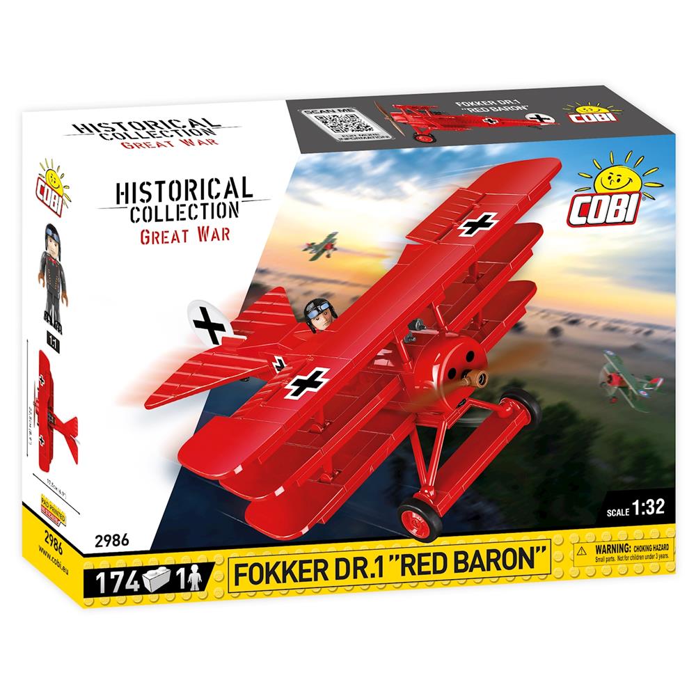 Cobi Fokker Dr.I Baron Rouge / 174 pcs.