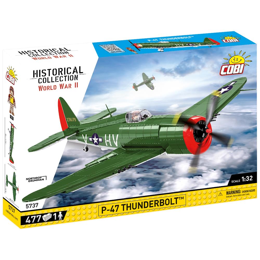 Cobi military aircraft P-47 Thunderbolt / 477 pcs.