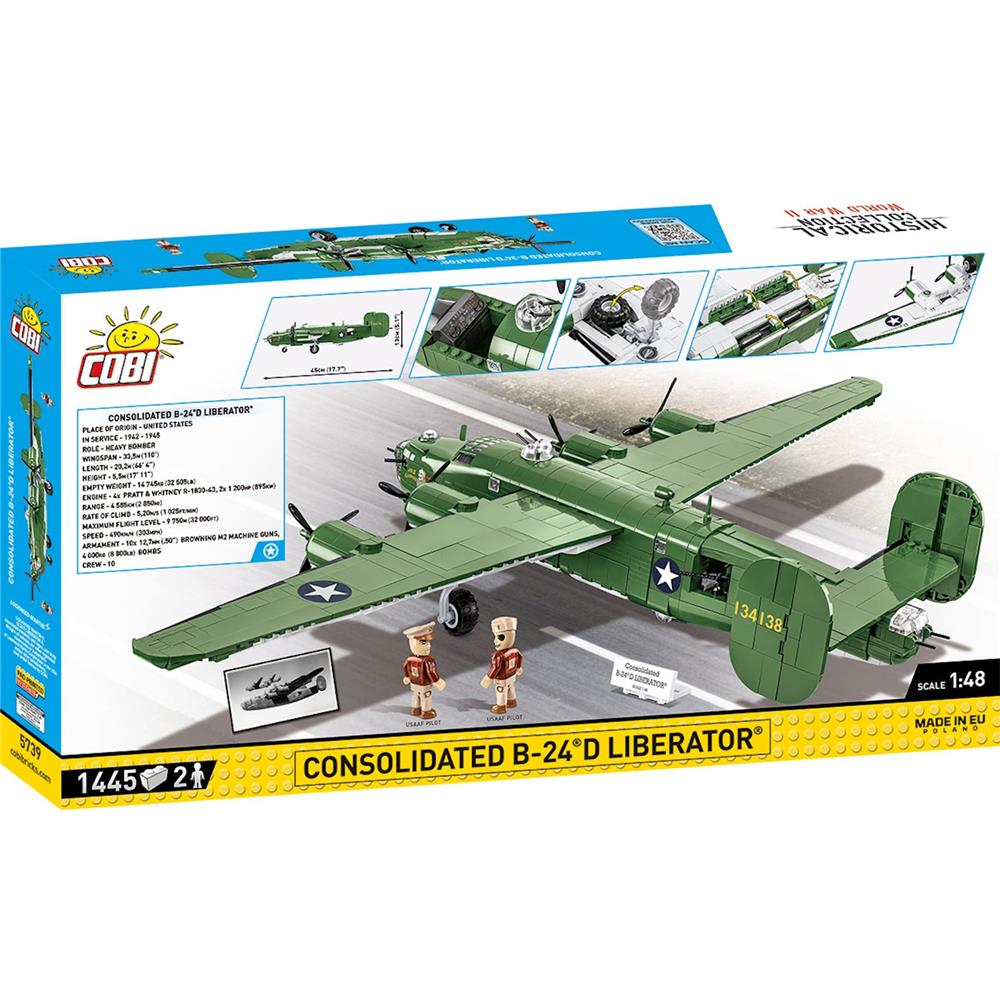 Cobi Militärflugzeug Consolidated B-24D / 1445 pcs. Liberator